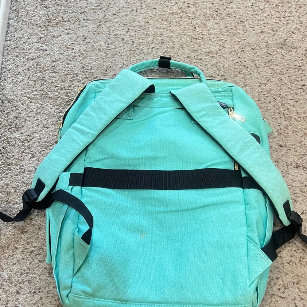 Lovevook Viola I teal backpack for laptop perfect for office, school, travel